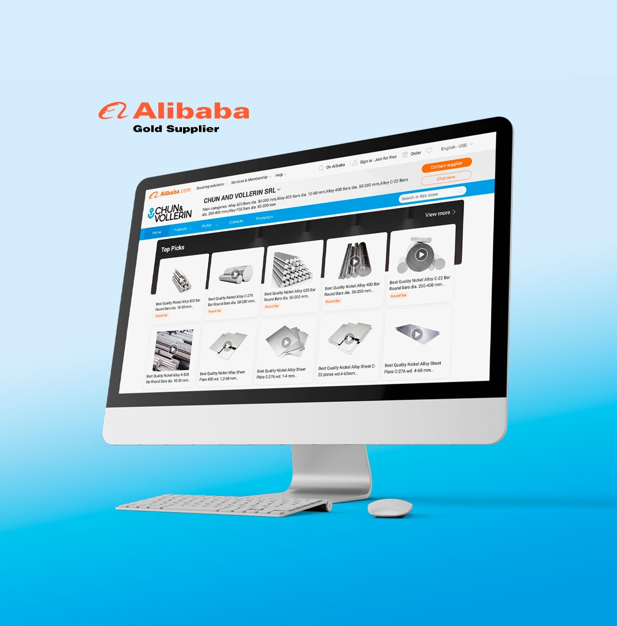 Lanciato il sito su Alibaba